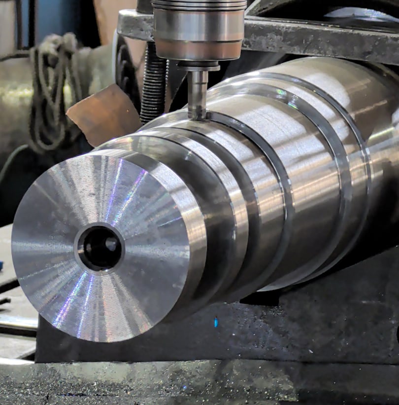 Zhrolls high-durability backup roll for cold rolling mills, ensuring stability and extended service life.