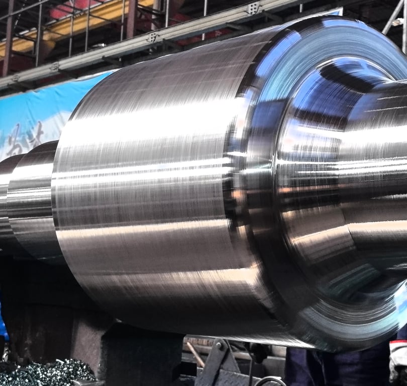 Zhrolls high-load backup roll for long products mills, ensuring structural stability and extended roll life under continuous rolling conditions.